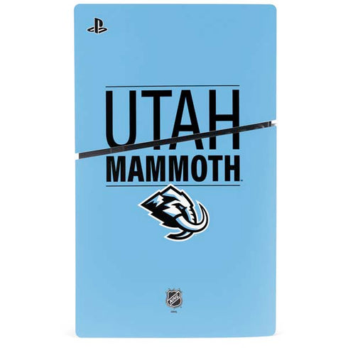 NHL Utah Mammoth Line-Up Series PS5 Slim Digital Edition Console Skin